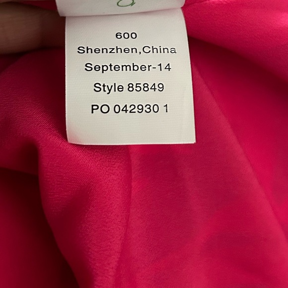 Lilly Pulitzer Pomegranate Jungle Tumble Saemus Dress Size 8 - Picture 6 of 12